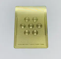 Son Goku Ferocious Strike - Dragon Ball Z Metal Gold Etched Art Trading Card Tc1 - Image 4