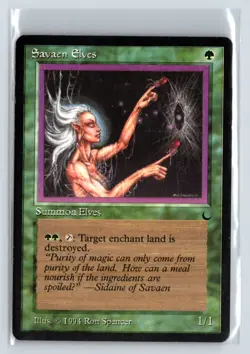 (3X) Savaen Elves The Dark Common - MTG Magic the Gathering Card - Image 1
