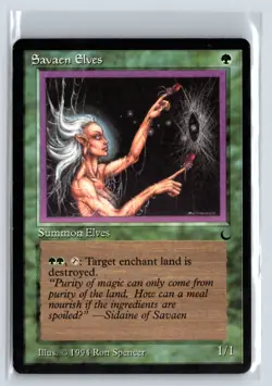 (3X) Savaen Elves The Dark Common - MTG Magic the Gathering Card - Image 3