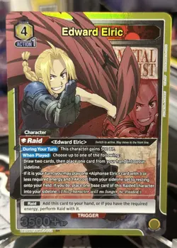 63M79 Edward Elric SR Holo Fullmetal Alchemist Union Arena Card - Image 1