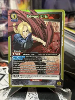 63M79 Edward Elric SR Holo Fullmetal Alchemist Union Arena Card - Image 3