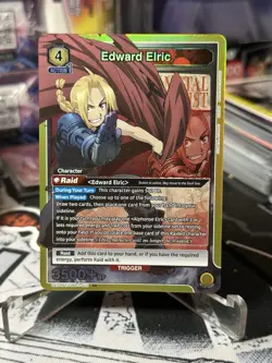63M79 Edward Elric SR Holo Fullmetal Alchemist Union Arena Card - Image 4