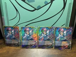 Koby OP11-119 SEC a Fist of Divine Speed One Piece Card Game x4 - Image 1