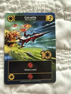 Star Realms Corvette Promo Card - Gen Con 2025 - Image 1