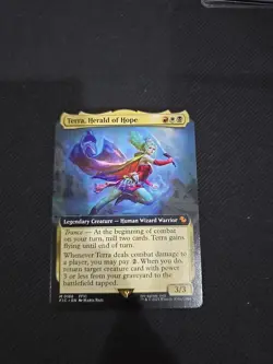 Terra, Herald of Hope Extended Art - FIC 0186 NM - MTG Magic - Image 1