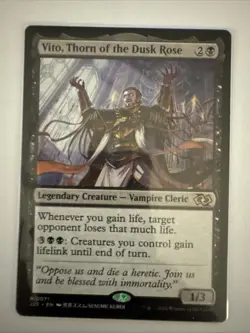 Vito, Thorn of the Dusk Rose Jumpstart 2022 Regular Rare MTG - Image 1