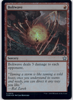 Boltwave (Foil) [Foundations] (FDN) [MTG] Magic 079 - Image 1