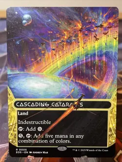 MTG - Edge of Eternities - Cascading Cataracts - Borderless - 0005 - NM - Image 1