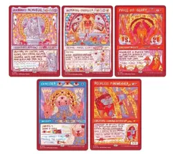 MTG Secret Lair Burning Revelations Exclusive SDCC 2024 Rainbow Foil Edition Set - Image 1