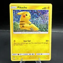 2019 Pokemon McDonald's Promo Holo PIKACHU 6/12 - LP/MP - Image 1
