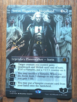 MTG💀 Sorin, Imperious Bloodlord ( FOIL Borderless ) Innistrad Remastered NM💀❤ - Image 1
