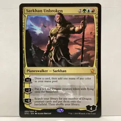 MTG Sarkhan Unbroken Magic: The Gathering Dragons of Tarkir Mythic #230 - Image 1