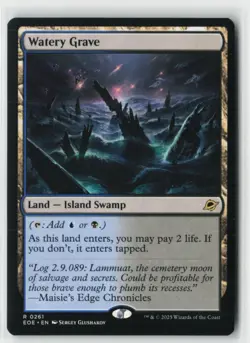 Watery Grave Land - Edge of Eternities - MTG - Image 1