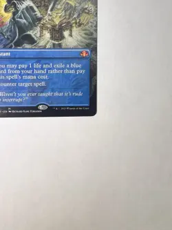 MTG Dominaria Remastered Force of Will Borderless NM Condition DMR418 - Image 4