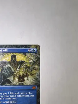 MTG Dominaria Remastered Force of Will Borderless NM Condition DMR418 - Image 5