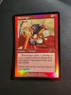 Warmonger FOIL - MTG Magic the Gathering - Media Promos LP-NM - Image 1