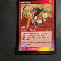 Warmonger FOIL - MTG Magic the Gathering - Media Promos LP-NM - Image 5