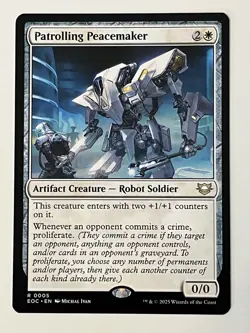 Patrolling Peacemaker Commander: Edge of Eternities Non-Foil Regular MTG - Image 1