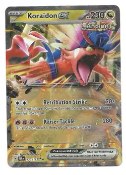 Koraidon ex 120/162 SV05: Temporal Forces Holo Double Rare Pokemon TCG - NM - Image 1