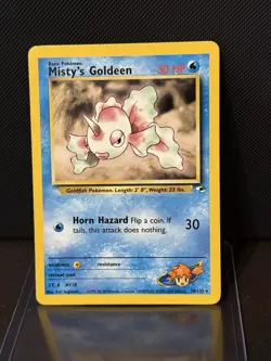 Misty's Goldeen - 30/132 - Gym Heroes Unlimited Rare Pokemon NM-/NM - Image 1