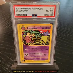 EXEGGUTOR - PSA NM 8 - 2003 POKEMON AQUAPOLIS #13 (NON HOLO) - Image 1