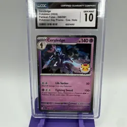 Ceruledge 2024 Pokemon Day Promo Paldean Fates CGC 10 - Image 1