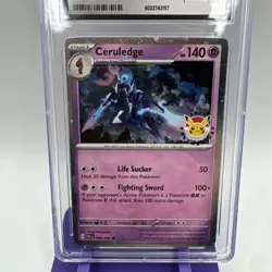 Ceruledge 2024 Pokemon Day Promo Paldean Fates CGC 10 - Image 2