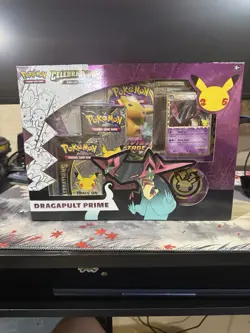POKEMON TCG DRAGAPULT PRIME CELEBRATIONS COLLECTION (3 BOOSTERS + PROMOS) SEALED - Image 1