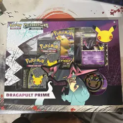 POKEMON TCG DRAGAPULT PRIME CELEBRATIONS COLLECTION (3 BOOSTERS + PROMOS) SEALED - Image 2