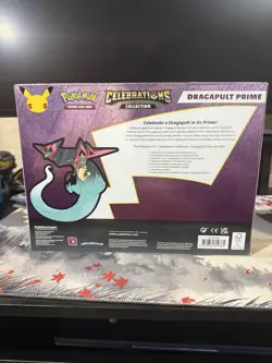 POKEMON TCG DRAGAPULT PRIME CELEBRATIONS COLLECTION (3 BOOSTERS + PROMOS) SEALED - Image 3