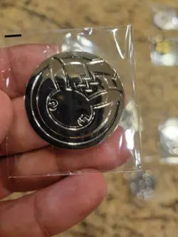 Pokemon TCG Pikachu 25th Anniversary Ultra Premium Collection Silver Metal Coin - Image 1