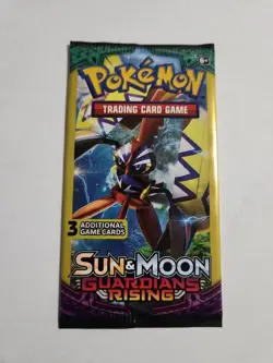 2017 Pokemon Sun & Moon Guardians Rising 1 x Booster Pack Factory Sealed - Image 1