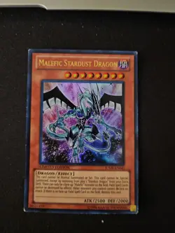 Yugioh Malefic Stardust Dragon JUMP-EN043 Ultra Rare Limited Edition MP - Image 1