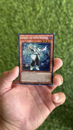 Yugioh! Crowley, The Gifted Magistus - Secret Rare (BLMM-EN044) 1st Ed - Image 1