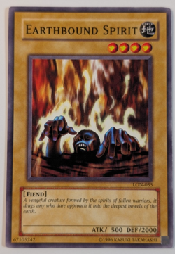 Yugioh TCG -1x Earthbound Spirit - LON-055 - NM/LP - Vintage Unlimited Common - Image 2