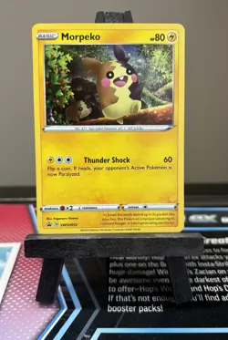 Pokemon TCG - MORPEKO - Holo Rare Sword Shield Black Star Promo SWSH012 NM - Image 1