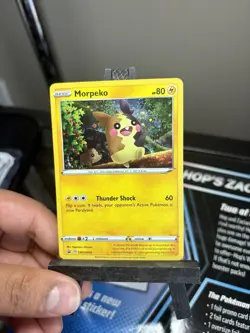 Pokemon TCG - MORPEKO - Holo Rare Sword Shield Black Star Promo SWSH012 NM - Image 2