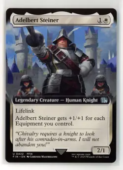 MtG FIN Adelbert Steiner #422 Extended Art Non-Foil - Image 1