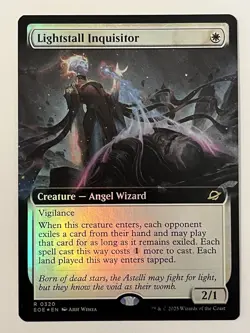 Lightstall Inquisitor Extended Art Edge of Eternities Foil MTG - Image 1