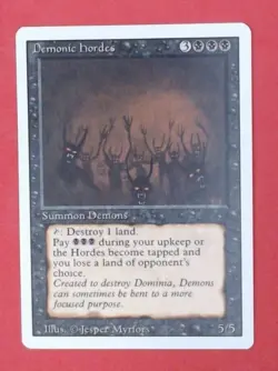MTG Singles - Demonic Hordes - Revised -K208 - Image 1
