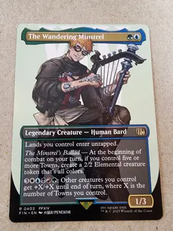 The Wandering Minstrel - #403 Regular (Borderless) Final Fantasy - Mtg - Image 1