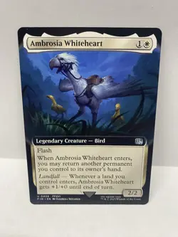 Ambrosia Whiteheart Extended Art - FIN 0424 NM - MTG Magic - Image 1