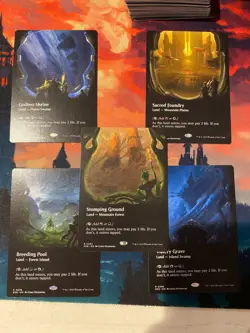 MTG Edge of Eternities Shock Lands Borderless - Image 1