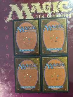 1995 MTG Magic the Gathering ~ Ice Age ~ Snow-Covered Forest x4 ~ L/P - Image 2