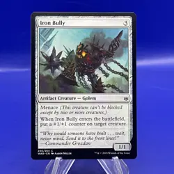 Iron Bully Artifact Golem MTG War of the Spark 240 Packfresh - Image 1