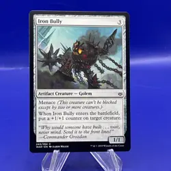 Iron Bully Artifact Golem MTG War of the Spark 240 Packfresh - Image 2
