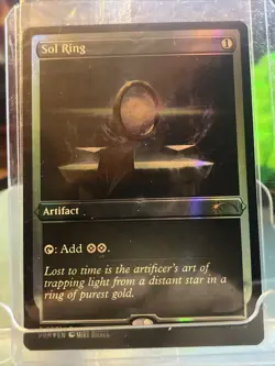 Sol Ring Foil 0001 Buy a Box Promo Sealed NM MTG Foundations - Image 1