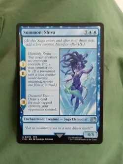 Magic: The Gathering - Final Fantasy #78 Summon: Shiva - Image 1