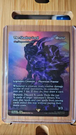 Magic FF The Shadow Lord Gix, Yawgmoth Praetor 0035 FCA Showcase (FOIL) - Image 1