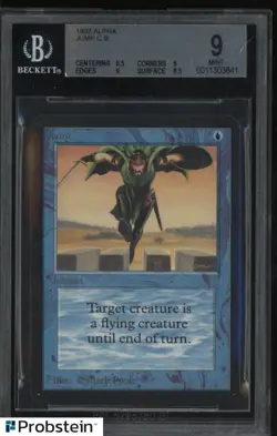1993 Magic The Gathering MTG Alpha Jump C B BGS 9 MINT - Image 1